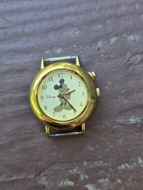 Vintage Golden Mickey Mouse Disney Watch Bezel